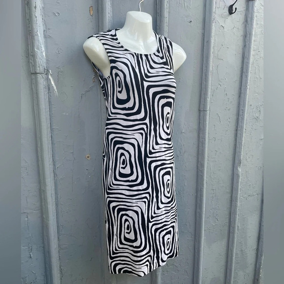 Wolford Black & White Patterned Bodycon dress,  size XS - Picture 4 of 7